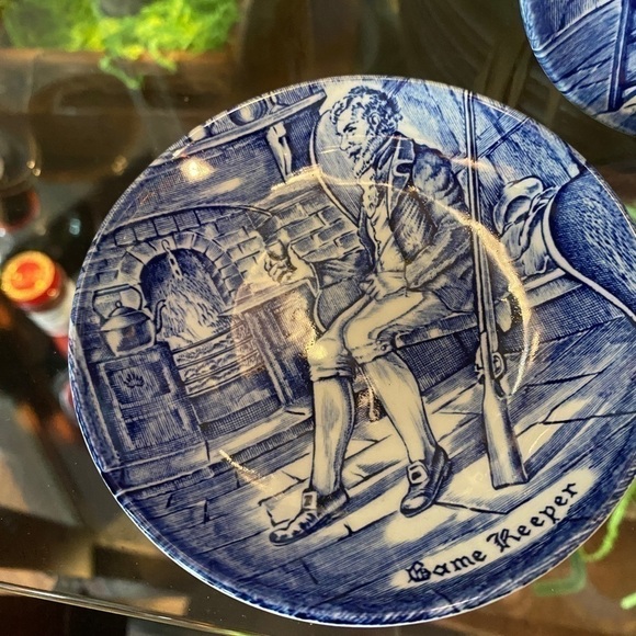 5 set Vintage Enoch Wedgwood 4" Coasters - Picture 7 of 8